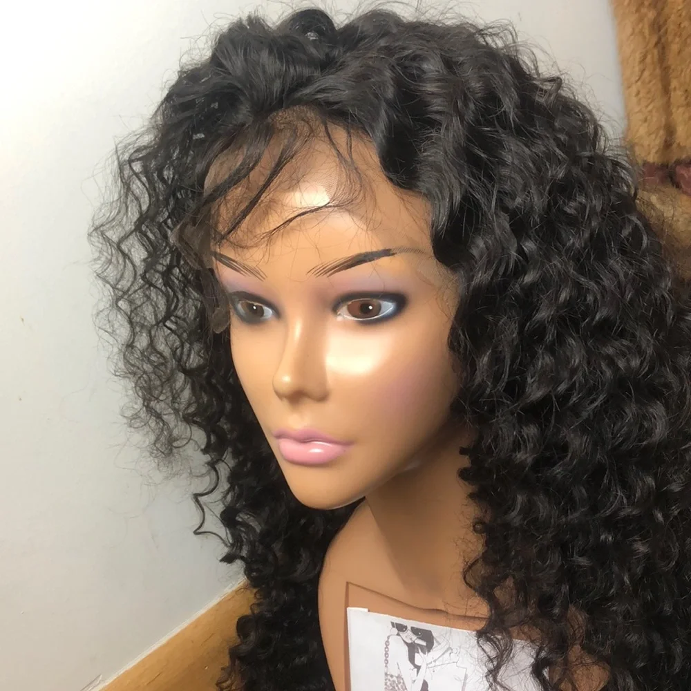 💫26” DEEP CURLY 100% HUMAN LACE FRONT WIG💫 *NEW*